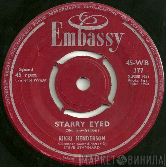 Rikki Henderson  - Starry Eyed / Why