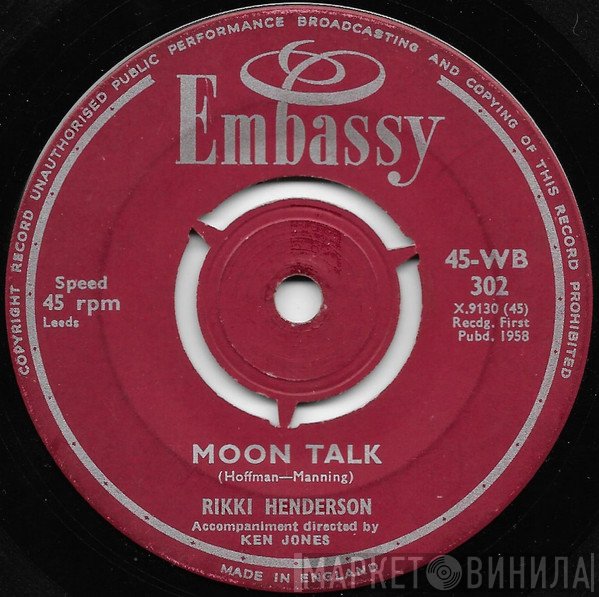 Rikki Henderson  - Moon Talk