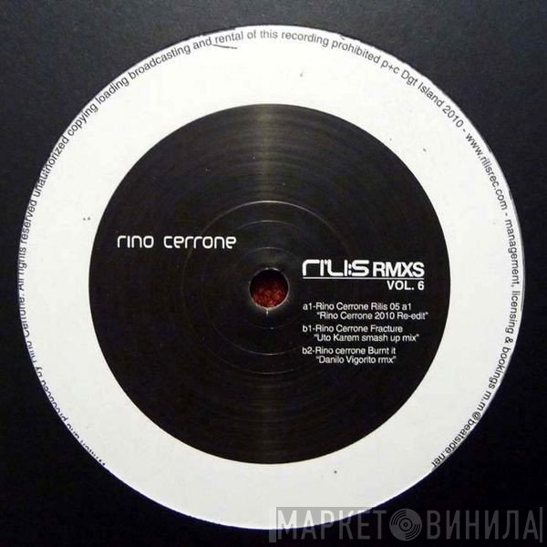 Rino Cerrone  - Rilis RMXS Vol. 6
