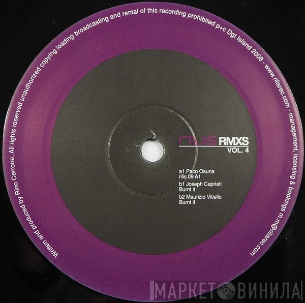 Rino Cerrone  - Rilis Remixes Vol. 4
