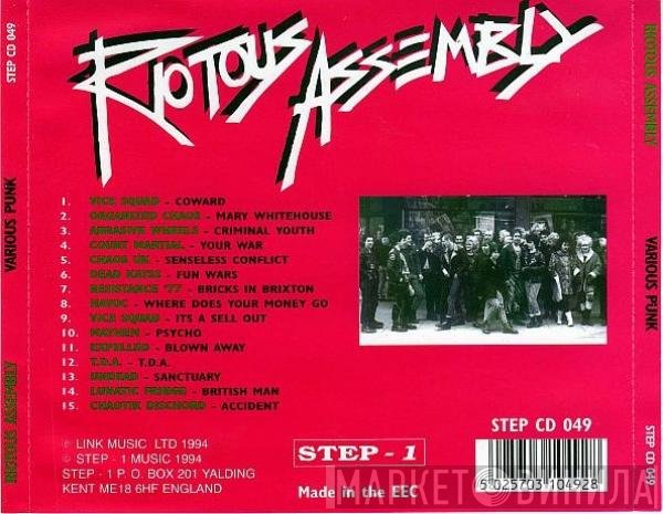  - Riotous Assembly