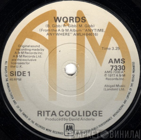 Rita Coolidge - Words