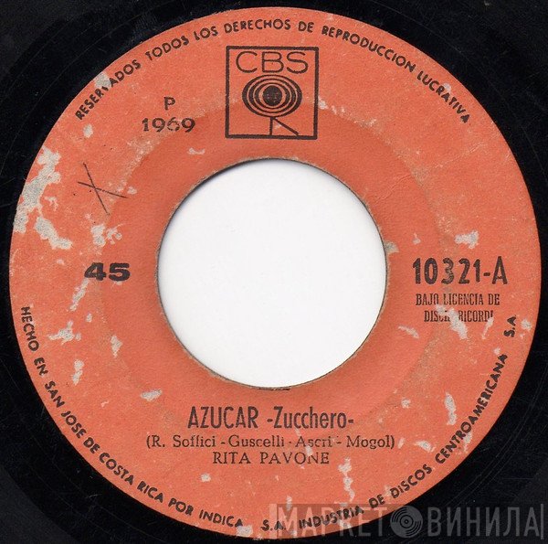 Rita Pavone  - Azucar = Zucchero