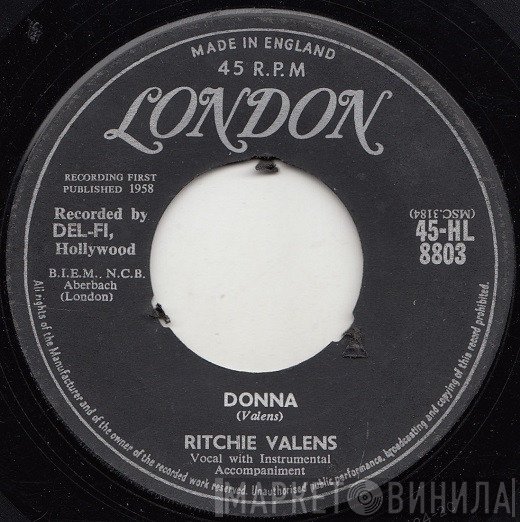 Ritchie Valens  - Donna / La Bamba