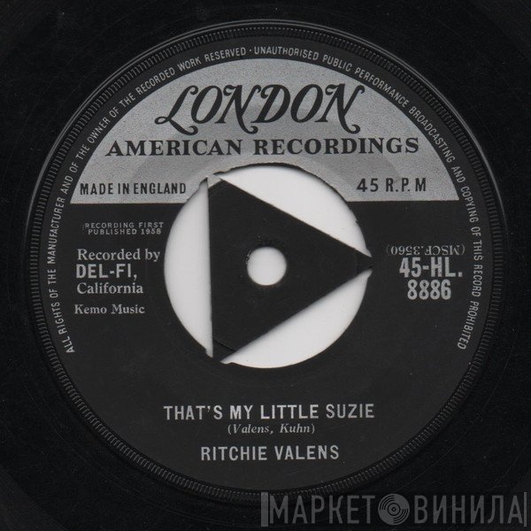 Ritchie Valens - That's My Little Suzie