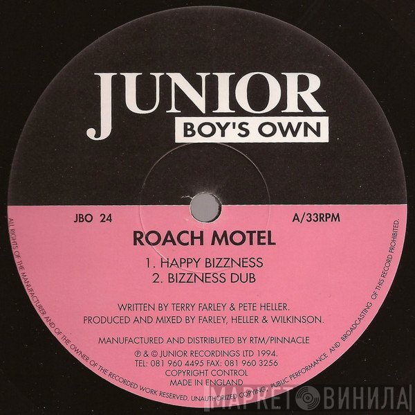 Roach Motel - Happy Bizzness / Wild Luv
