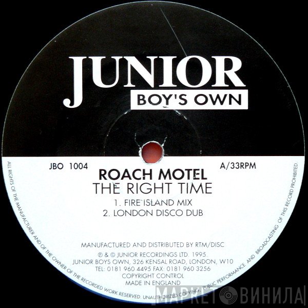 Roach Motel - The Right Time / Movin' On