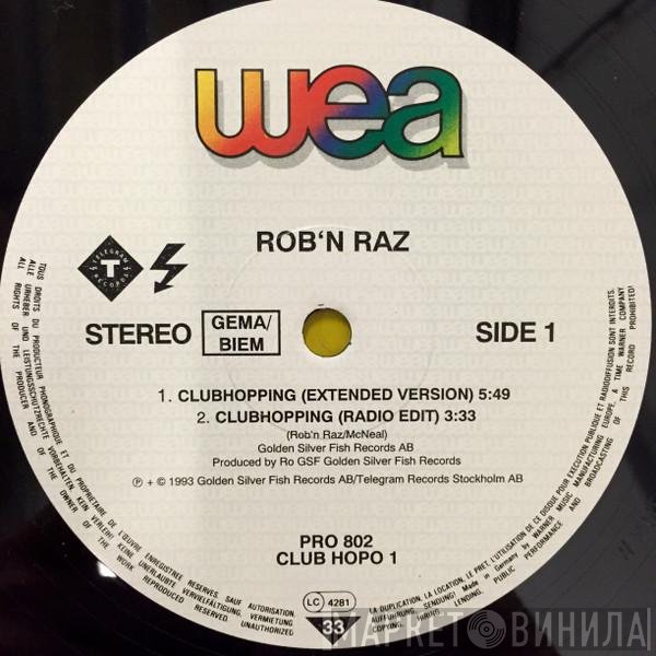 Rob 'N' Raz  - Clubhopping