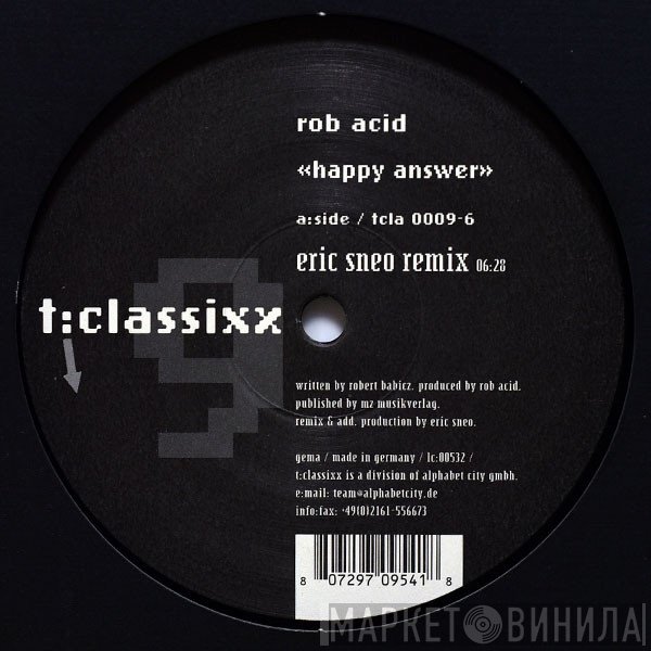 Rob Acid - Happy Answer