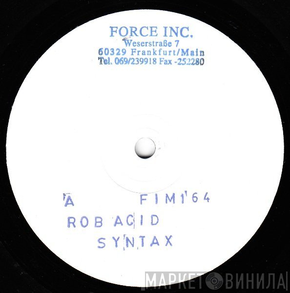Rob Acid  - Syntax