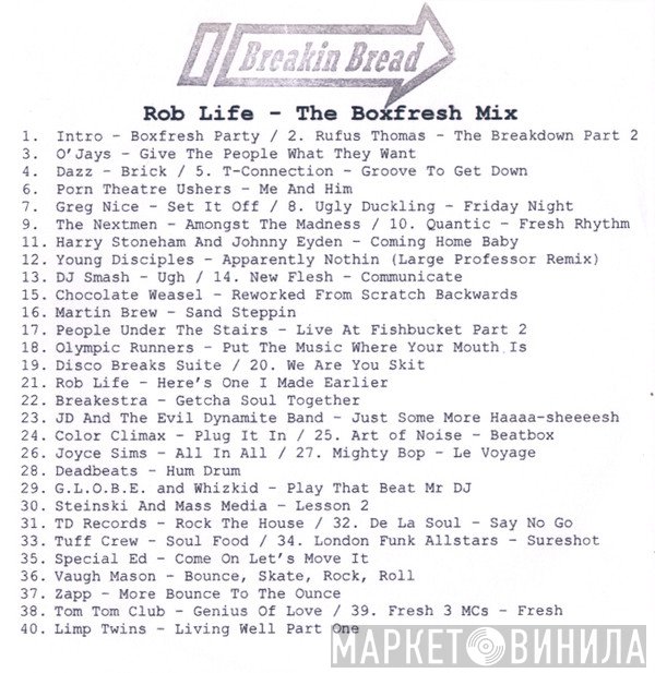 Rob Life  - The Box Fresh Mix