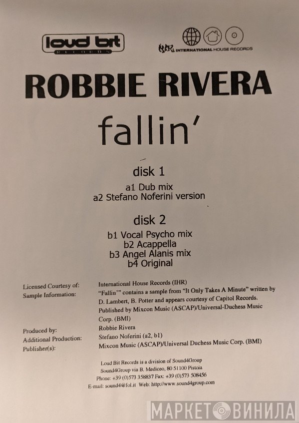 Robbie Rivera  - Fallin