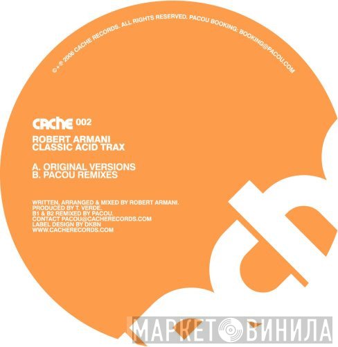 Robert Armani  - Classic Acid Trax