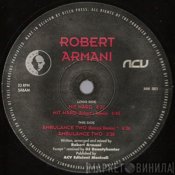 Robert Armani - Hit Hard / Ambulance Two