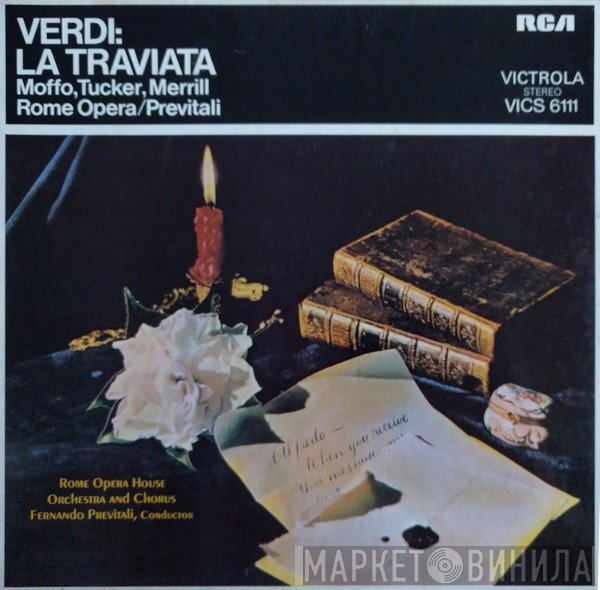 Robert Merrill, Anna Moffo, Giuseppe Verdi, Orchestra Del Teatro Dell'Opera Di Roma, Fernando Previtali, Richard Tucker , Coro Del Teatro Dell'Opera Di Roma - La Traviata
