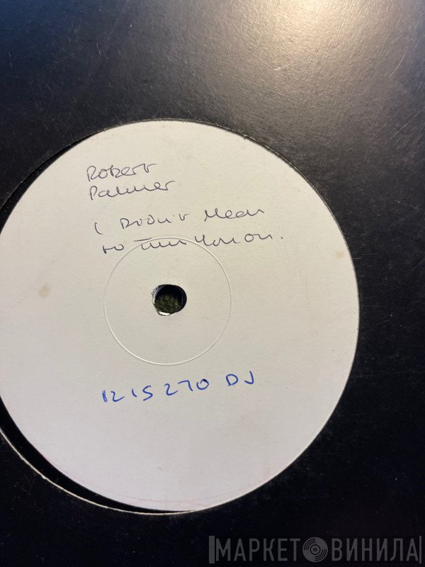 Robert Palmer - I Didn't Mean To Turn You On