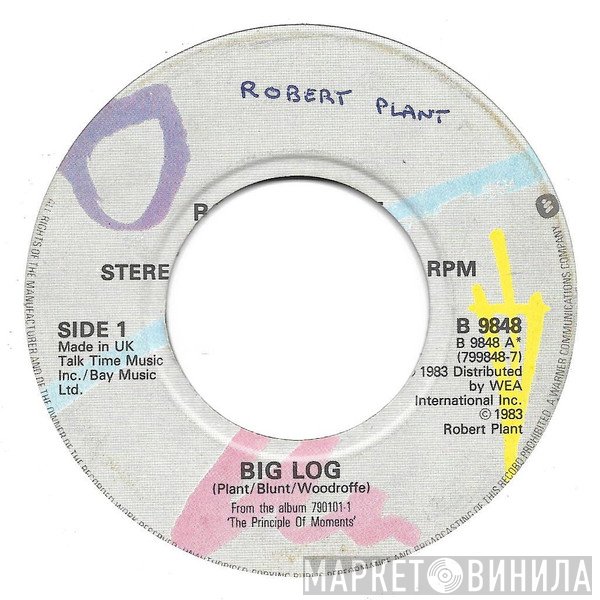 Robert Plant - Big Log
