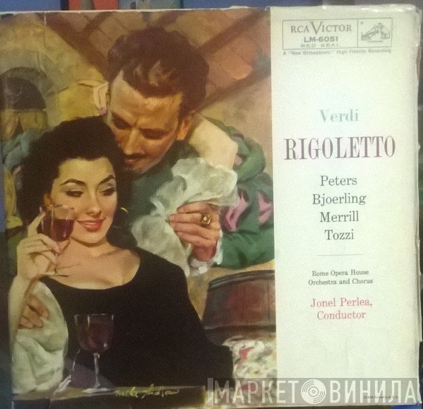 Roberta Peters, Jussi Björling, Robert Merrill, Giorgio Tozzi, Orchestra Del Teatro Dell'Opera Di Roma and Coro Del Teatro Dell'Opera Di Roma, Jonel Perlea  - Rigoletto