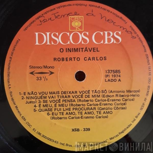 Roberto Carlos  - O Inimitável