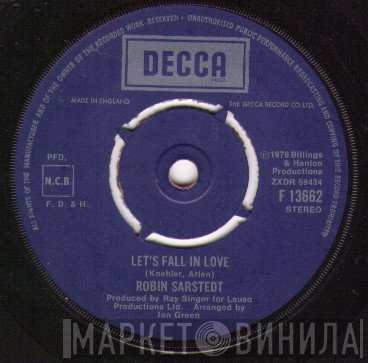 Robin Sarstedt - Let's Fall In Love