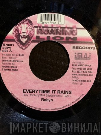 Robyn   - Everytime It Rains