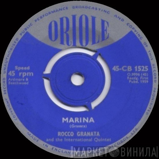 Rocco Granata Und Sein Quintetto Italiano - Marina / Manuela