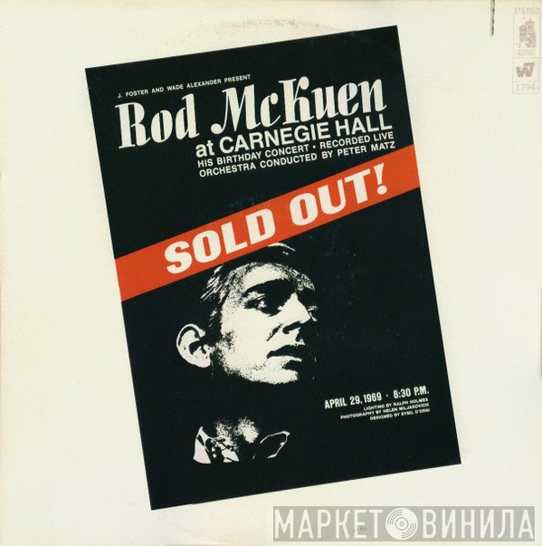 Rod McKuen  - At Carnegie Hall