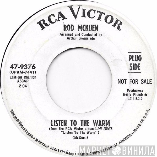 Rod McKuen  - Listen To The Warm