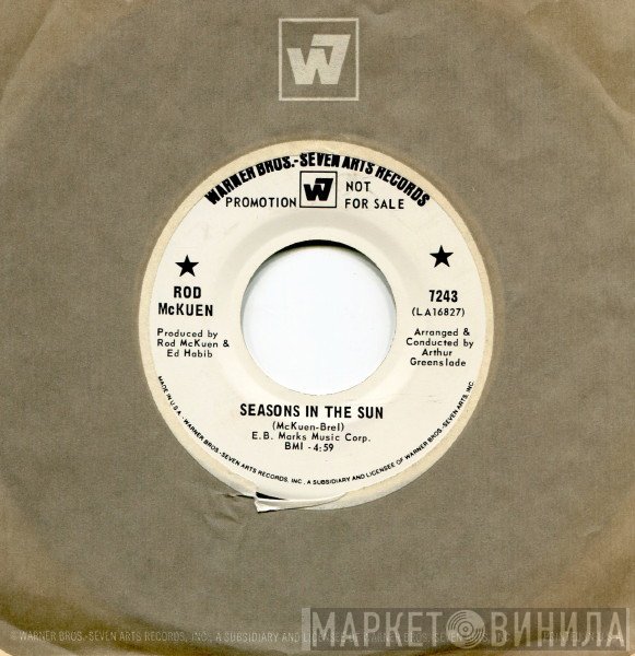 Rod McKuen  - Seasons In The Sun