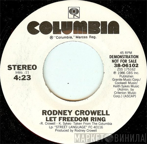 Rodney Crowell  - Let Freedom Ring