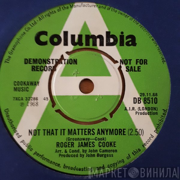 Roger Cook - Not That It Matters Anymore