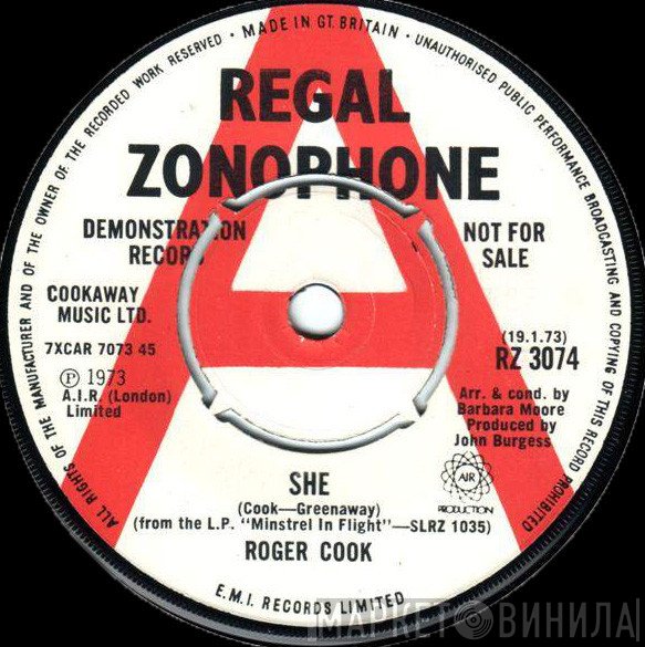 Roger Cook  - She