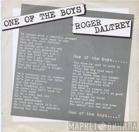 Roger Daltrey - One Of The Boys