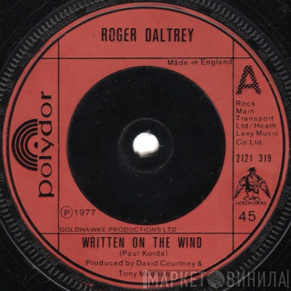 Roger Daltrey - Written On The Wind