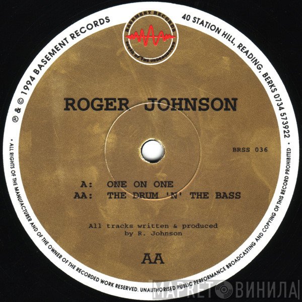 Roger Johnson - One On One / The Drum 'N' The Bass
