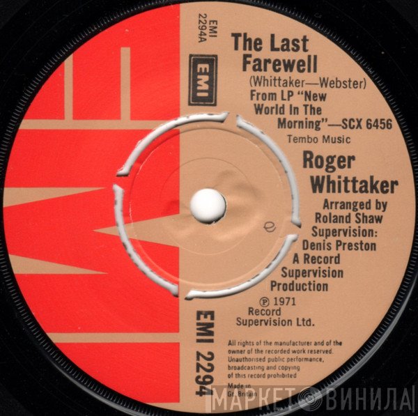 Roger Whittaker - The Last Farewell