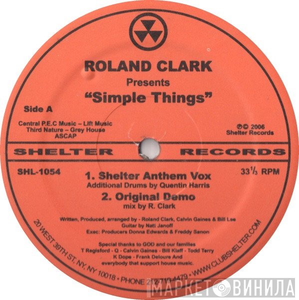 Roland Clark  - Simple Things