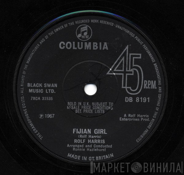 Rolf Harris - Fijian Girl