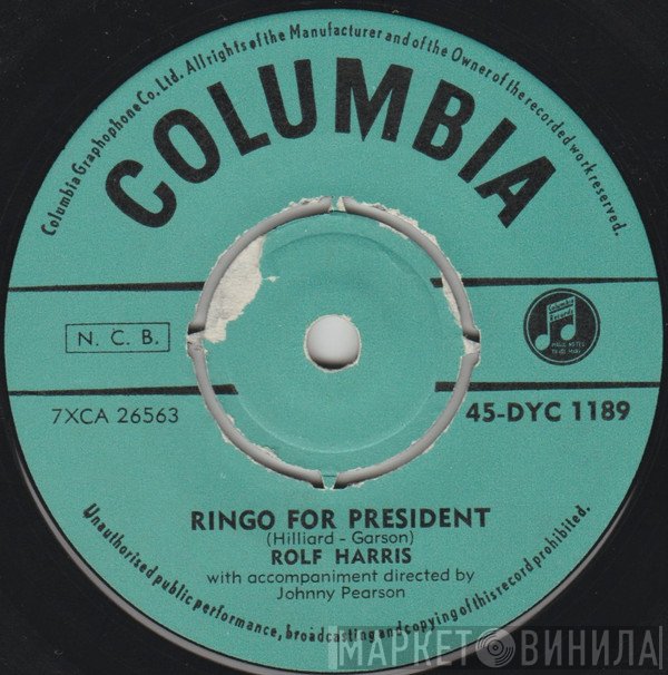 Rolf Harris  - Ringo For President