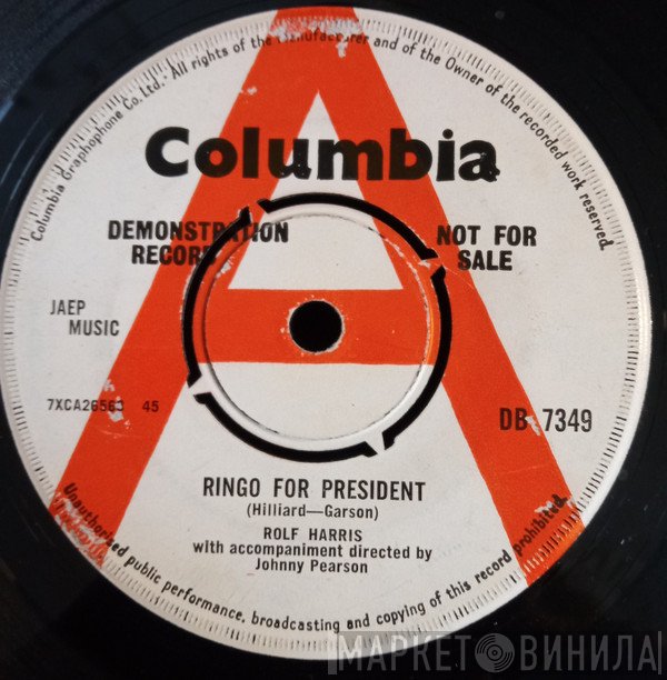 Rolf Harris  - Ringo For President