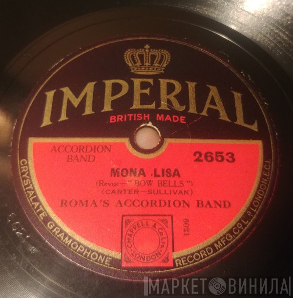 Roma's Accordion Band - Mona Lisa / Whistling Waltz (I'll Whistle Under Your Window)