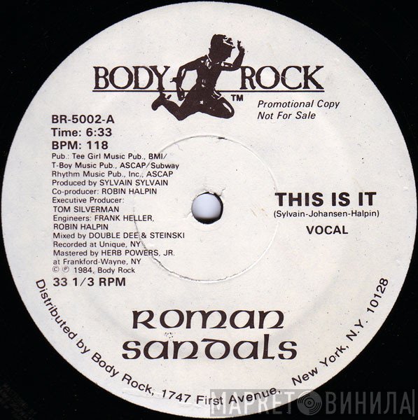 Roman Sandals - This Is It
