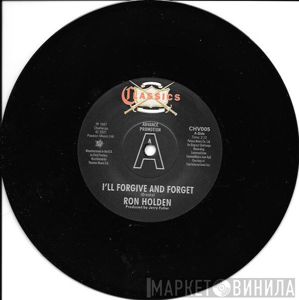 Ron Holden, Jerry Fuller - I'll Forgive And Forget / Double Life