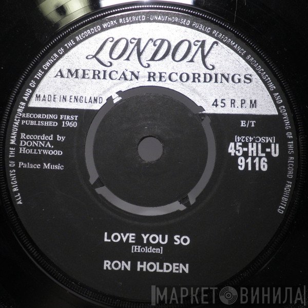 Ron Holden - Love You So / My Babe