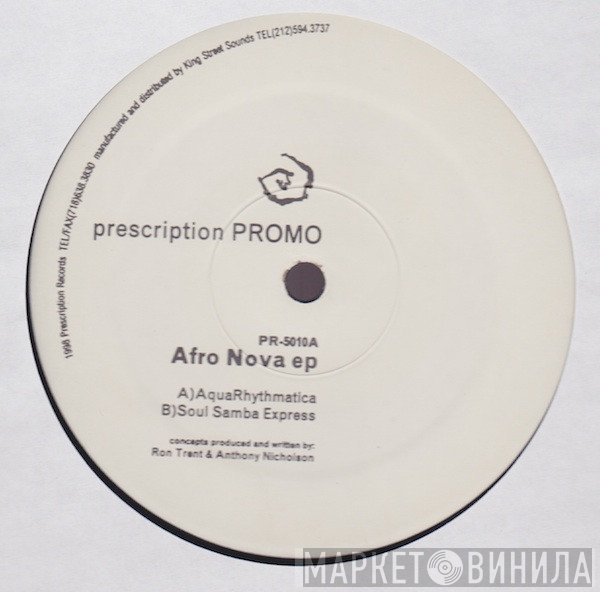 Ron Trent, Anthony Nicholson - Afro Nova EP
