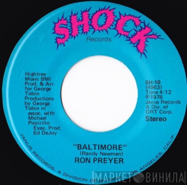 Ronald Preyer - Baltimore / If You Don't Want My Love