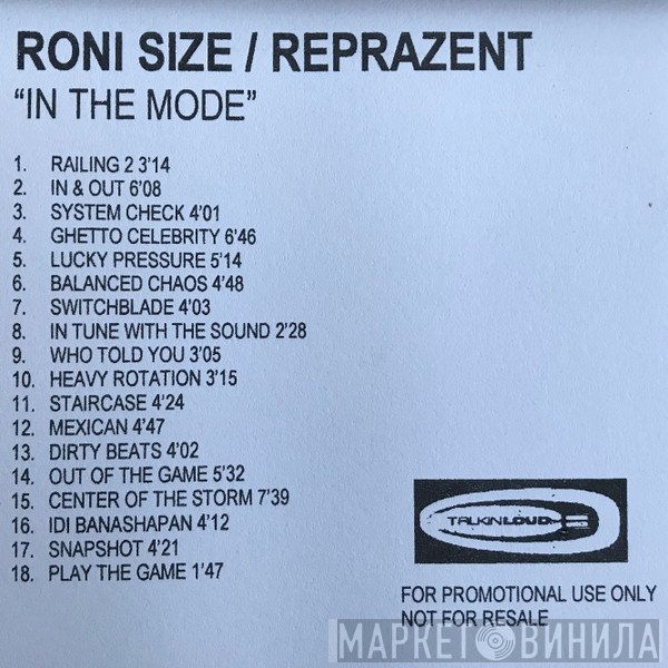 Roni Size / Reprazent  - In The Mode