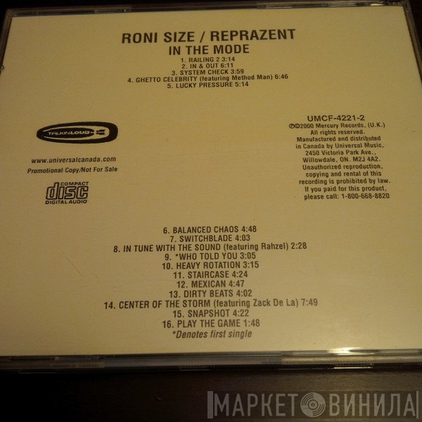 Roni Size / Reprazent  - In The Mode