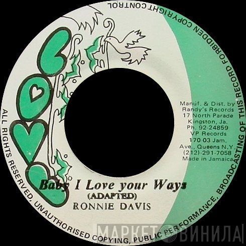 Ronnie Davis - Baby I Love Your Ways