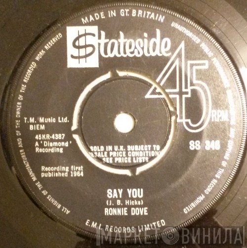 Ronnie Dove - Say You
